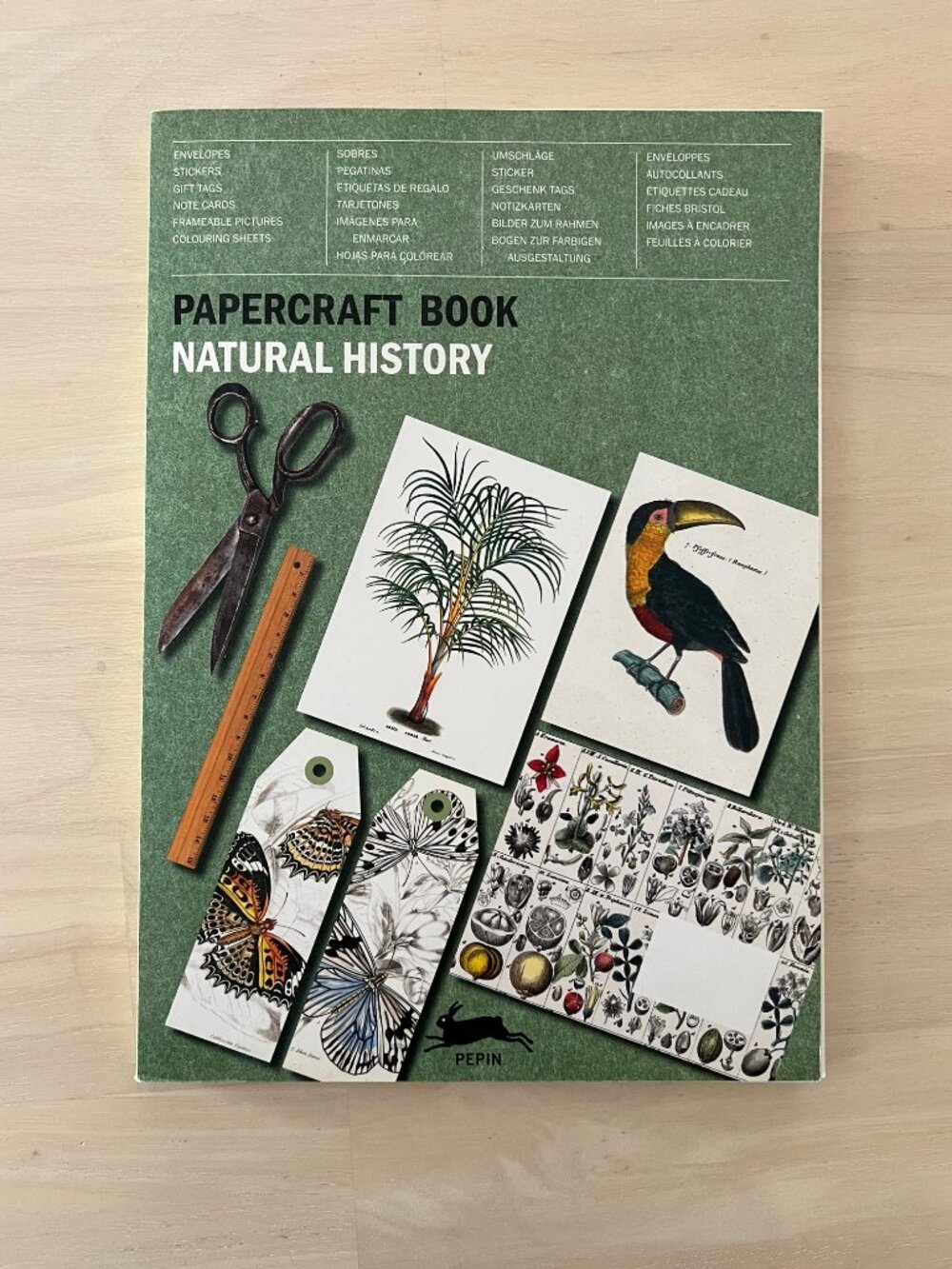 PEPIN Press Natural History Papercraft Book